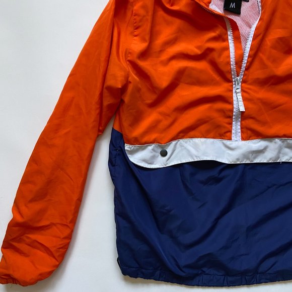 BLACKJACK 1999 USA Windbreaker Retro 90s Jacket Pullover 1/2 Zip Medium Vintage - Picture 4 of 13